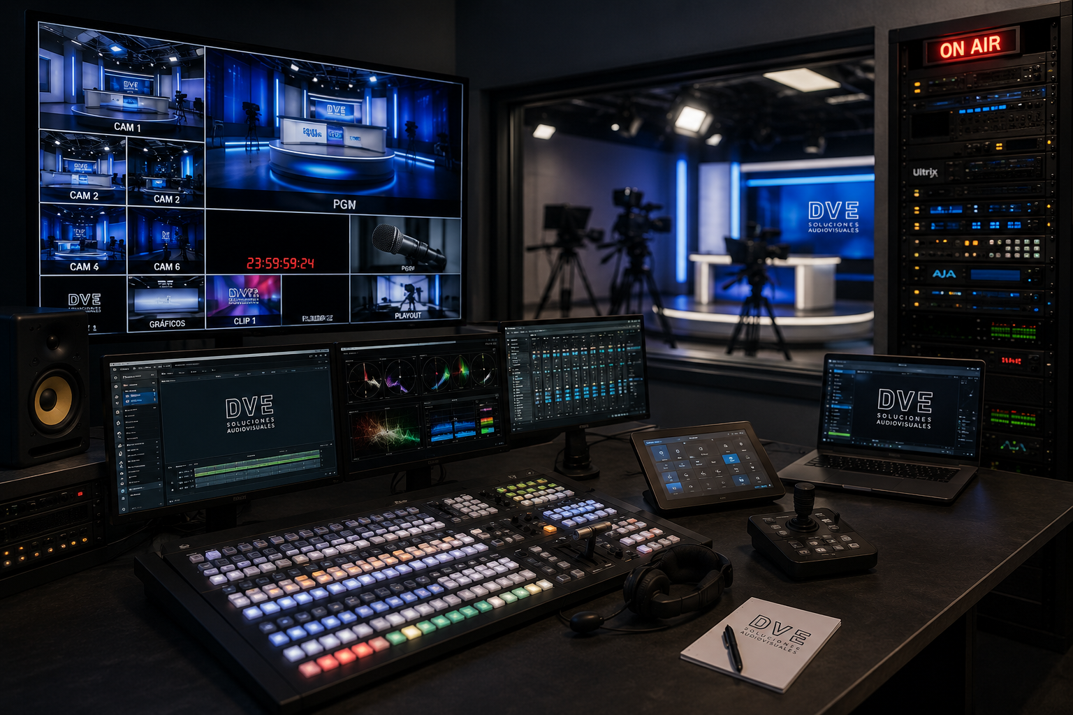 Soluciones broadcast y producción audiovisual